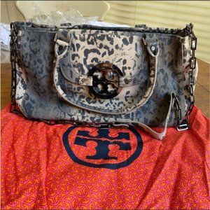 Tory Burch Animal Print Satchel